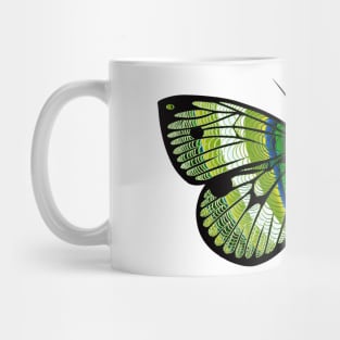 Green Butterfly Mug